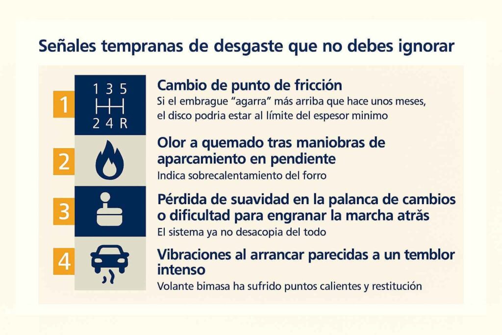 Consejos para prevenir problemas en el embrague