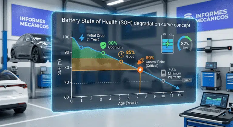 SOH de la Batería Eléctrica: Qué es, Cómo se Mide y Qué Valores Son Aceptables 1 soh degradacion ve